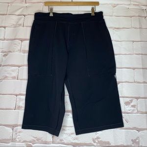 Lululemon Shorts Mens Medium Long Bermuda Drawstring Athletica Black